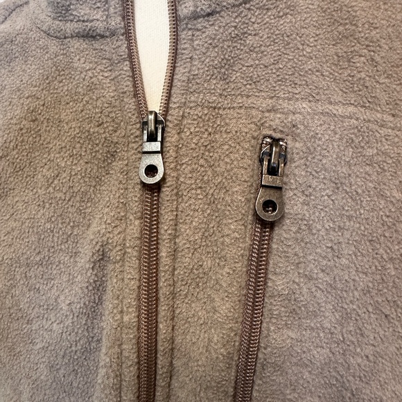 Men's Fleece Vest L Grey Zip Pockets Croft and Barrel NEW - Picture 2 of 11